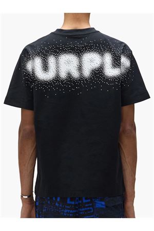 T-shirt in cotone nero PURPLE BRAND | P104TBPW325BLACK